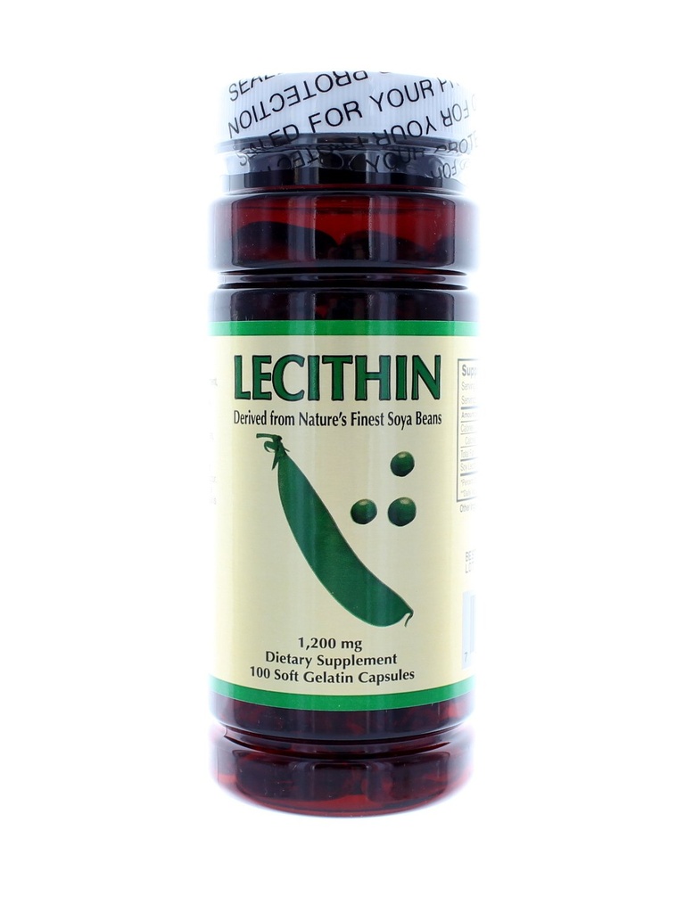 Lecitin 1200 Mg - 100 kapsul mehkega želatina