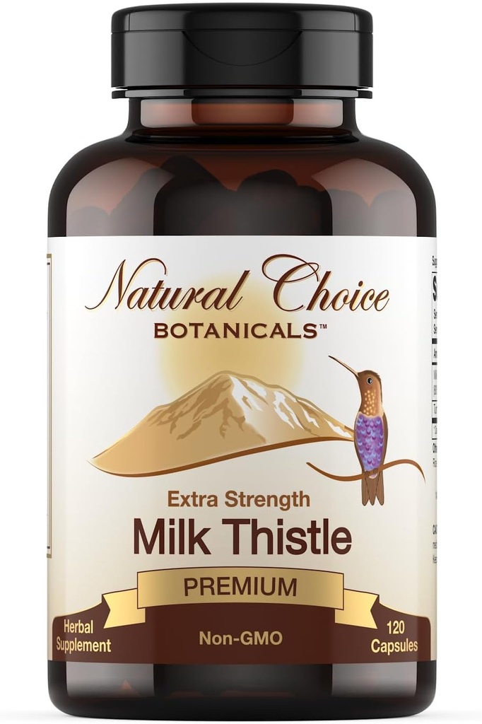Milk Thistle Extract (80% Silymarin Flavonoid) Plus Kurkuma - 120 kapsul
