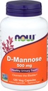 Now Foods D-mannose, 120 Caps 500 mg (paka 3)