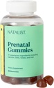 NATALIST Prenatal Gumies za njeno dnevno predkoncepcijo in nosečnost Formula Ženske multivitamine + DHA Omega-3 iz Algae - mešane Berry, Vegetarian, Gluten-free, Non-GMO - 90 Count