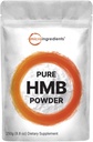 Mikro sestavine Pure HMB v prahu, 250 Grams, močno podpira mišice Stamina, vzdržljivost in moč, Brez GSO in Vegan prijazno