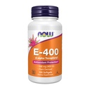 Zdaj dopolnila, Vitamin E-400 IU, D-Alpha Tokoferil, Antioksidant Zaščita, Mehčalci, 100 Število (Pack od 1)