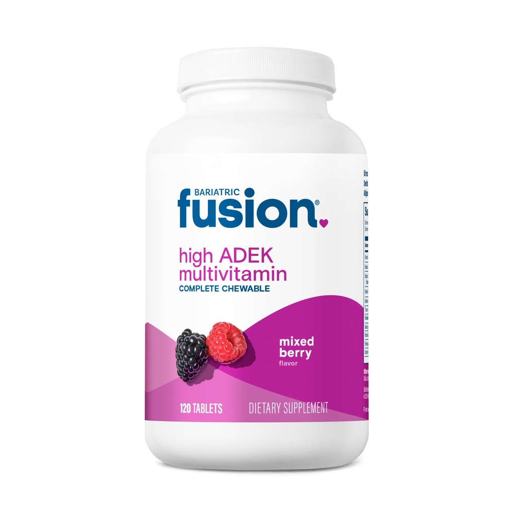 Bariatrična fuzija žvečljivi multivitamin z visoko vsebnostjo vitaminov ADEK 