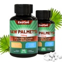 Saw Palmetto Supplement, Saw Palmetto Extract 750mg, z likopenom, bučno seme prahu, za moške in ženske,Non-GMOs & Gluten, Vegan, 90 Count kapsule(Pack po 2)
