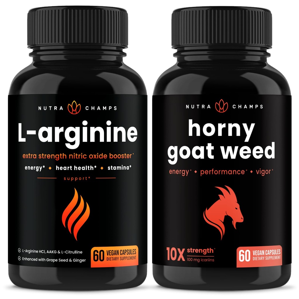 NutraChamps L-Arginin Kapsule in Kapsule pohotne koze