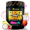 ALPHA LION Superhuman Pred-workout Powder, Beta Alanin, L-Tavrin in Tri-Source Caffeine za trajno energijo in fokus, dušikov oksid in citrulin za črpalko (21 strežnikov, Miami vice)