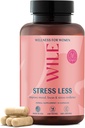 WILE Menopause & Perimenopavze dopolnila za ženske z Ashwagandha - Stress Relief s črno Cohosh - Predmenopavza podpora za izboljšano razpoloženje, spanje, Hormone Balance - Vegan, 30 Sluge