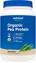 Nutricost Organski Pea Beljakovinski izolat v prahu (2LBS) - nearomatiziran, certificiran USDA Organski, Beljakovine iz rastlin, vegetarijansko prijazno, Gluten brez, ne-GMO