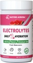 Elektroliti v prahu brez sladkorja, sveže lubenice v prahu, hidracijski prah, obogaten s himalajsko soljo, BCAA in B-vitamini, brez kalorij, brez sladkorja, pijača brez keto elektrolitov - 90