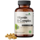 Futurebiotics Vitamin B Complex z vitaminom C podpira proizvodnjo energije, živčevje in imunske podpore - Ne-GMO, 120 Vegetarijanske kapsule