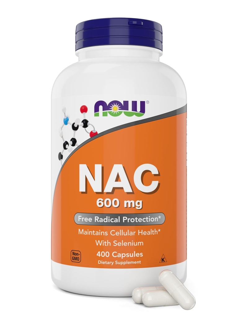 NAC 600 mg, 400 kapsul (paket po 2), N-acetil cistein s selenom