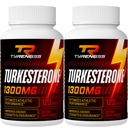 Turkesterone Dodatek 1300mg Ultra visoka moč (Ajuga Turkestanica Extract Std. do 20% Turkesterone), za atletske zmogljivosti in mišične mase,240 Kapsule