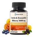 DAIKEN Lutein in Zeaksantin dopolnila, AREDS 2 Inspired Formula z Astaksantin, Maki Berry, borovnica, Laneno olje in vitamin E, 30 Softgels