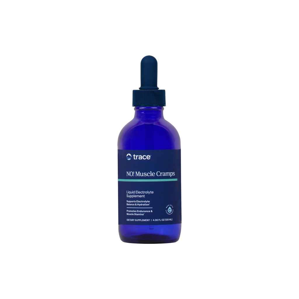 Trace Minerals NO! Mišični krči - dodatek za zdravo delovanje mišic - tekoči dodatek - elektrolitsko ravnovesje - vzdržljivost in energija - Sugar-free - 4.06 fl oz (60 strežnikov)