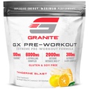 Granit GX Pre Workout dodatek, Tangerine Blast Flavor, podpira fokus, energijo, in zmogljivost s Teacrine, L-Citrulin, Betaine, & A-GPC (20 Serving)