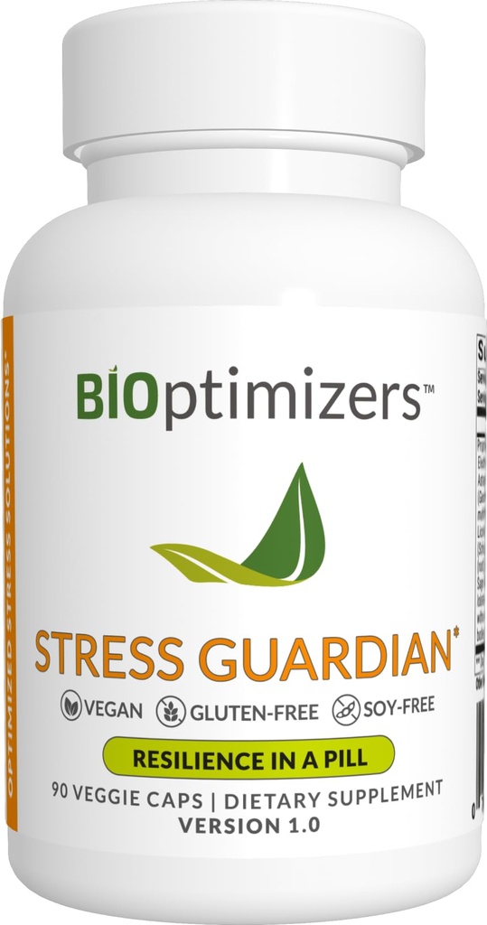 BIOptimizers Stres Guardian – Stres Relief Kapsula – Pomoč za počitek - 90 kapsul