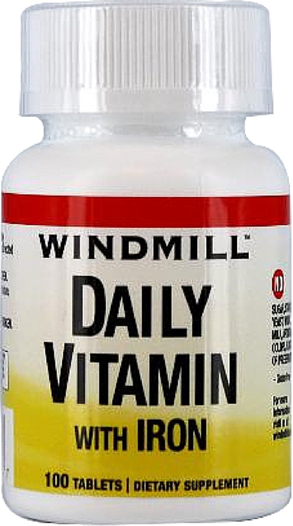 Vetrnica Daily Vitamin z železom in beta karoten