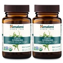 Himalaja Organic Gymnema Sylvestre – Presnovna podpora zeliščni glukozi - USDA Organic, Non-GMO, Vegan, Gluten Free, Dodatek brezplačno, 700 mg, 30 Caplets (paket z 2)