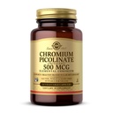 Solgar Chromium Pikolinat 500 mcg - 60 Zelenjavne kapsule - podpira presnova sladkorja, maščob in beljakovin - brez glutena, brez glutena, Košir - 30 servov