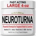 Nevropatija Nerve Relief Cream - hitro deluje Max Relief za noge noge prsti nazaj - Ultra moč Menthol Arnica Aloe Vera MSM, Pomirjujoče naravno živec Comfort Relief, Paraben-free 4 Oz