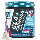 BPI Sports CLA+Carnitine – CLA L Carnitine & Linoleična kislina – L Carnitine Dodatek za hujšanje, Presnova & Lean Muscle – Kofein Free – Grozdje – 50 Serving – 12.34 oz
