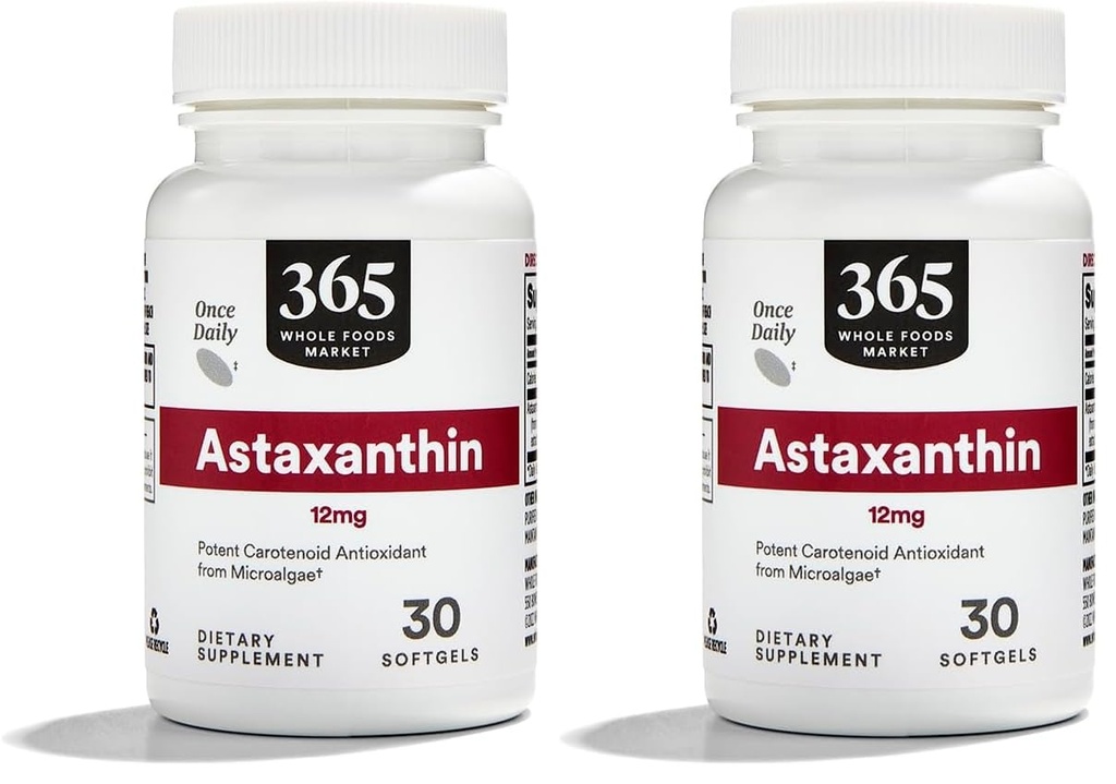 Celotni trg živil, Astaksantin 12mg, 30 ct (paket z 2)