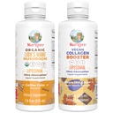 MaryRuth Organics Lion's Mane Liposomal (Coffee Cake) & Collagen Booster Liposomal (Maple Hot Cocoa) Clean Label Project Verified® Vitamini za kognitivno podporo, Lepota in skupno zdravje, Vegan, Non-GMO