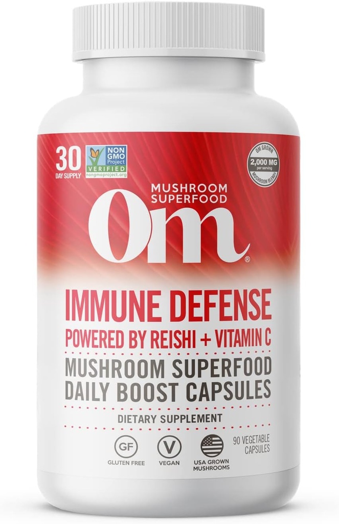 Om gob Superfood Imunska zaščita gob Kapsule Superfood dodatek, 90 Štetje, 30 dni, Mešanica gob, Reishi, Turčija Tail, Maitake, Agaricus Blazei, Vitamin C, Vegan