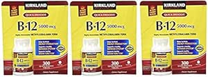 Kirkland Pozpfa Podjezična B-12 5000 μg, 300 tablet (3 pakiranja)