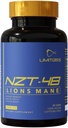 NZT-48 Premium Brain Booster - Lions Mane dopolnilne kapsule - Nootropic Brain Supplements za spomin in fokus - Možganske tablete - naravna energija - kofein brez, fosfatidilserin, 30 Servinges