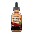 Vitamin B12 Podjezične tekoče kapljice - metilkobalamin, VIT B 12 Podpira energijo, Max Absorpcija, 3000mcg na serviranje, 60 Serving, Non-GMO, Vegan prijazno, Izdelano v ZDA