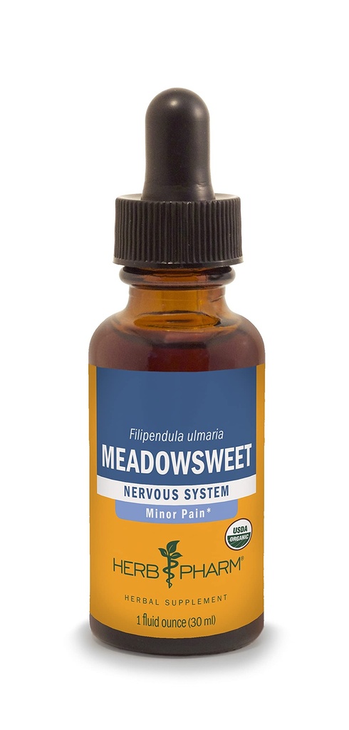 Herb Pharm Certified Organic Meadowsladki tekoči ekstrakt za manjše bolečine - 1 Ounce (DMEAD01)