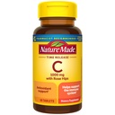 Nature Made Vitamin C 1000 mg z Rose Hips, prehranska dopolnila za imuno podporo, 60 Time release tablete, 60 Day Supply