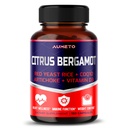 Citrus Bergamot dodatek z rdečim rižem, CoQ10, artičoke, vitamin D3 - Podpora splošno kroženje Wellness in imunski sistem (150 Count (Pack of 1))