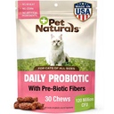 Pet Naturals Dnevni probiotik za mačke, 30 Chews - Prebavne in imunske podpore dodatek za mačke