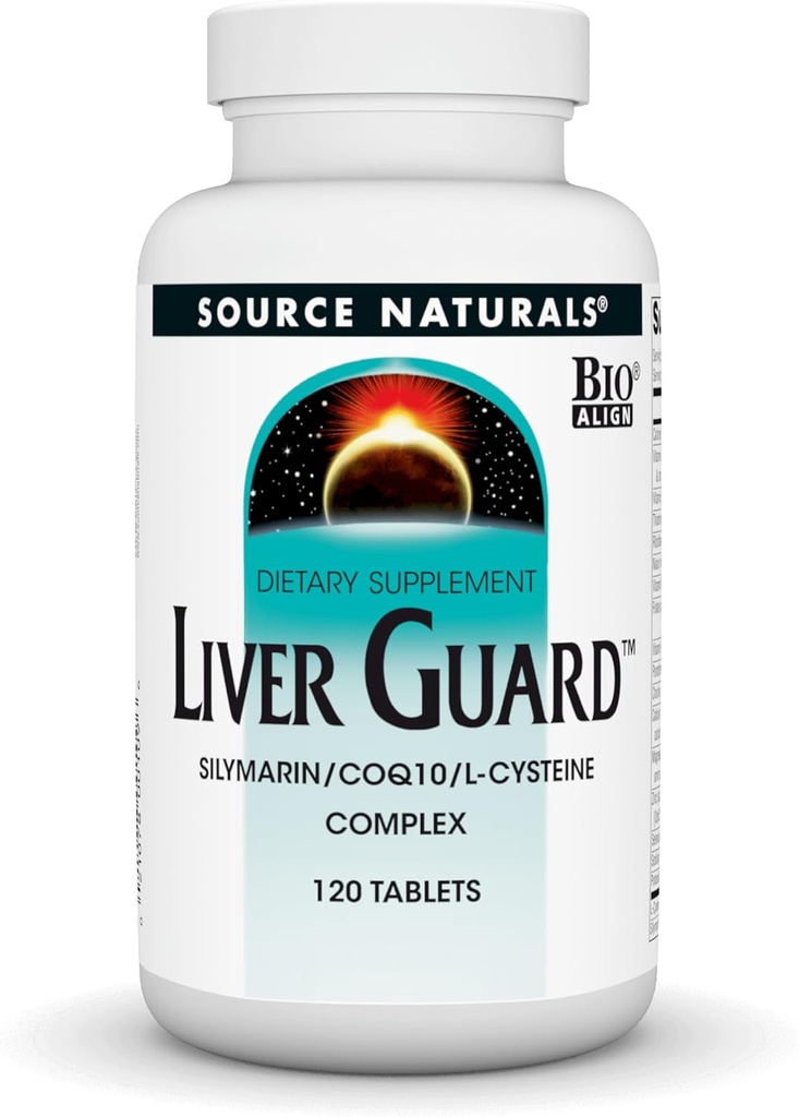 Vir Naturals Jetra Guard, s Silymarin, CoQ10, L-Cystein kompleks, za zdravo funkcijo jeter* - 120 tablet