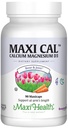 Maxi Health Calcium 1000 mg dodatek z vitaminoma D3 (1000 i.e.) in magnezijem (500 mg) - podpora za kosti, zobe in sklepe za moške in ženske - 90 kapsul