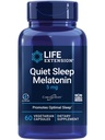 Life Extension Tihi spanec melatonin, 5 mg, Močna podpora za spanje, Zdravi cirkadialni ritmi, Celilna obramba, Gluten-free, Non-GMO, Vegetarian, 60 kapsul