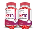 Upravičeni laboratoriji (2 paket Keto kapljice Keto ACV Gummies Napredno Formula 1000MG Oblikovana z peete Juice v prahu B12 Vegan Non GSO 120 Gummys