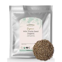 Starwest Botanicals Organic Milk Thistle Semena Celoten - Loose Leaf Milk Thistle za čaj & kuhanje, Mešamo v soku, Dodaj v napitke, Ovseno kašo, & Yogurt, Certified Kosher, Non-GMO - razsutem stanju 1 lb Bag