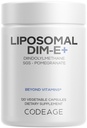 Koda Liposomski DIM dodatek - 4 Meseci Dobava DIM vitaminov in SGS, Granatno jabolko, Brokoli, Vitamin E Izomeri Tokoferoli Alfa Beta Gama Delta - Liposomska formula - Gluten-free - 120 kapsul