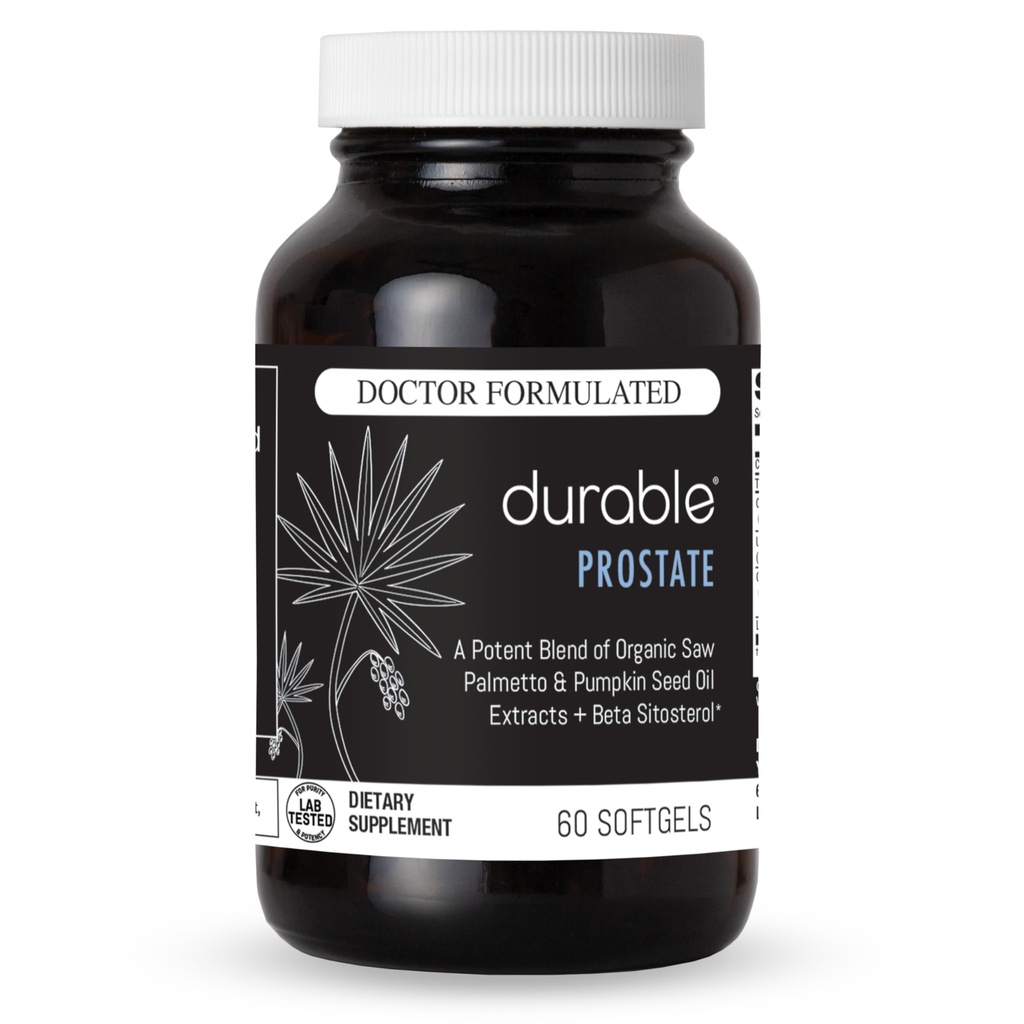 Trajna prostata – Organic USPlus Saw Palmetto + Beta-Sitosterol – Podpira moške prostate zdravje, Bladder funkcije in pretok– Doktor Formulated, Made in USA – 30 Day Supply (60 Softgels)