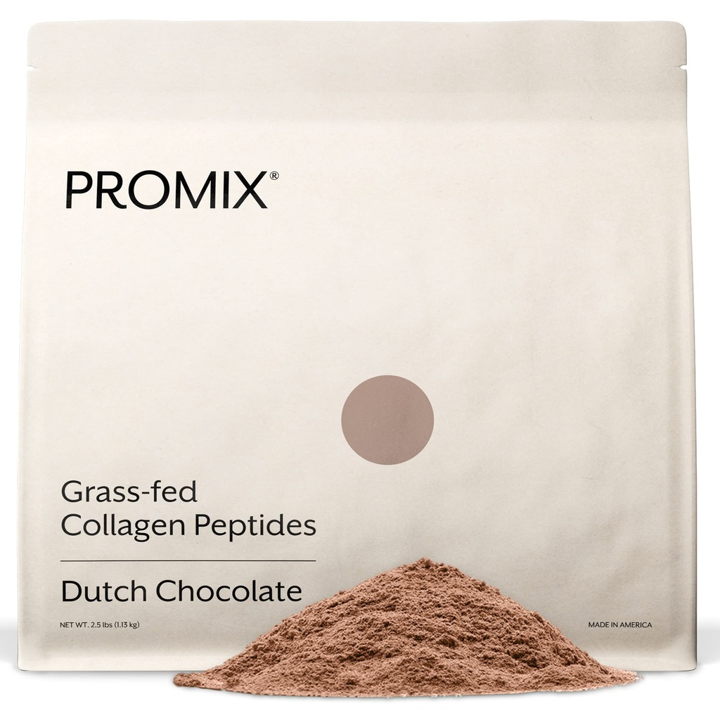 ProMix Nutrition Kolagen Peptides, čokolada - hidrolizirani beljakovin kolagen spodbuja zdravo kožo, kosti, sklepi in podpora za okrevanje - Dodajte na pretrese, napitki - 2,5 Pound (Pack of 1)
