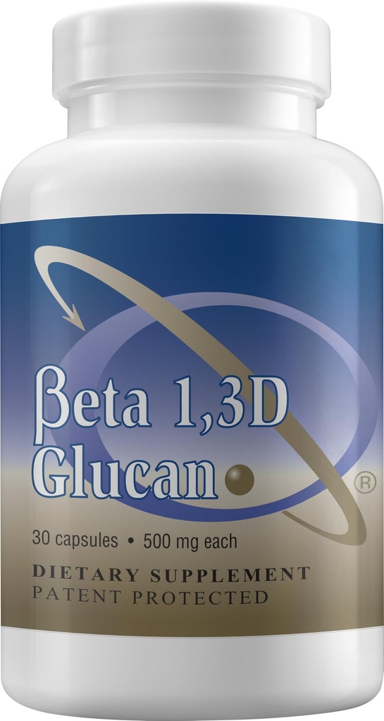 Imunska podpora za prehodno točko Visoko prečiščen Beta Glucan 500 mg na kapsulo (b-glukan fiber) (paket po 1)