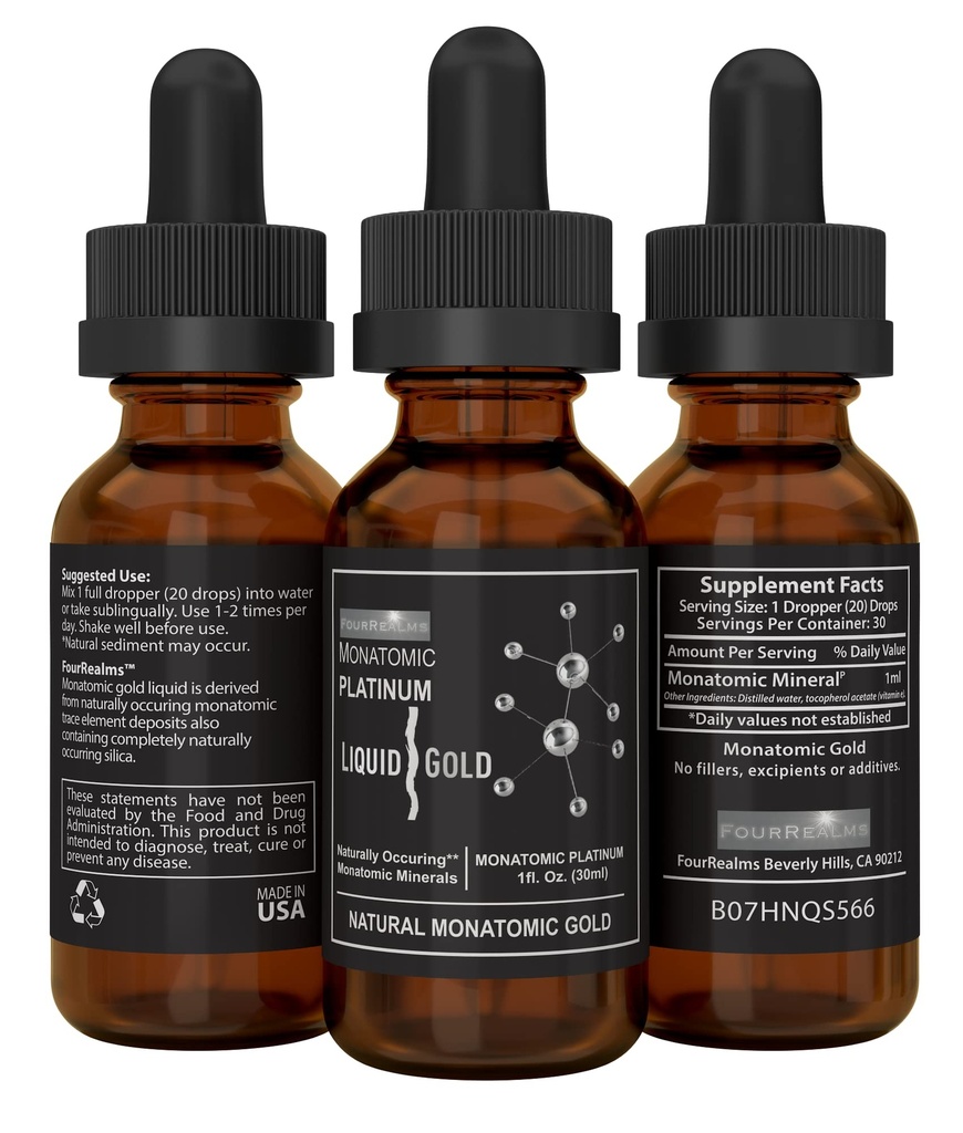 Monoatomski ORMUS - monoatomska platina, monotomska orma 1oz