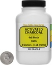 Aktivirano oglje [C] 100% ACS razred Granule 4 Oz v steklenici Space-Saver ZDA