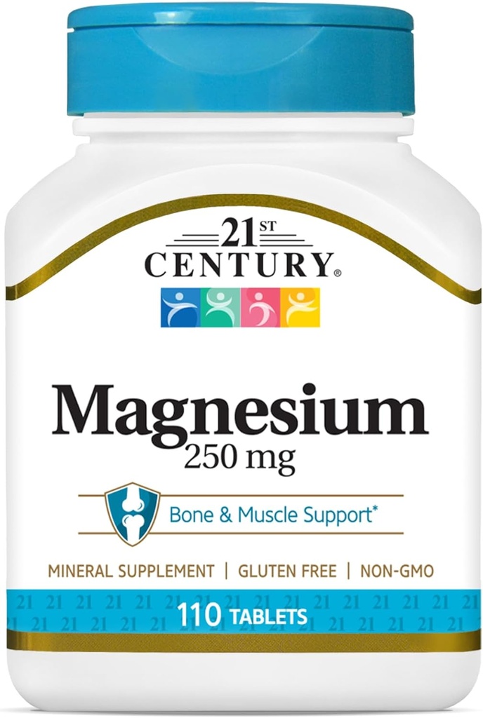 21. stoletje Magnezij 250 mg Tablete, 110 Število