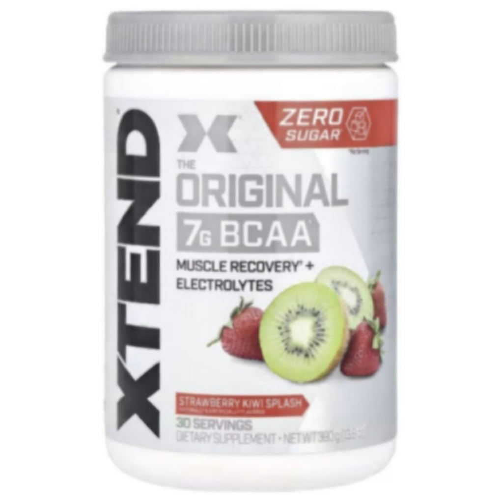 Scivation Xtend BCAA Powder, razvejane verige aminokislin, BCAA, Jagodni kivi, 30 Serving