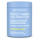 BodyHealth PerfectAmino Elektrolit v prahu Brez sladkorja, Hidracija Tesnjenje Keto Zero Sugar Elektroliti Drink Mešamo s sledmi mineralov - limona limona - 30 Strežnice