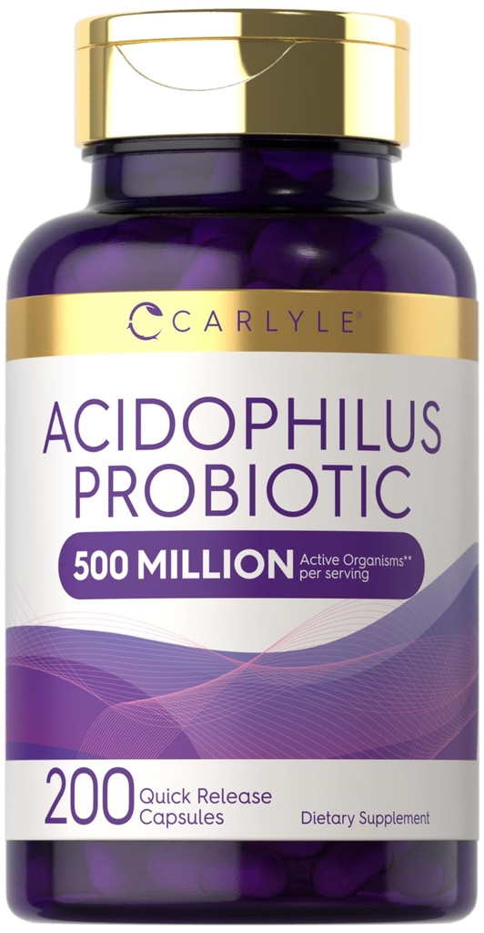 Carlyle Acidophilus Probiotične kapsule za ženske in moške 